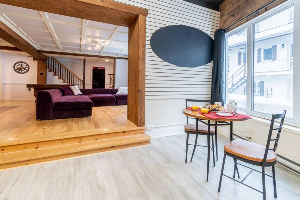 L'Auberge Sainte-Anne - Ski, Spa Et Basilique Villa Dış mekan fotoğraf